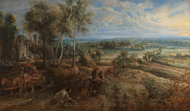 A View of Het Steen in the Early Morning – National Gallery, London