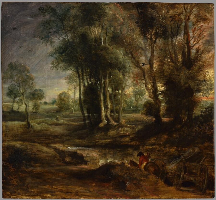 Evening Landscape with a Timber Wagon – Museum Boijmans Van Beuningen, Rotterdam