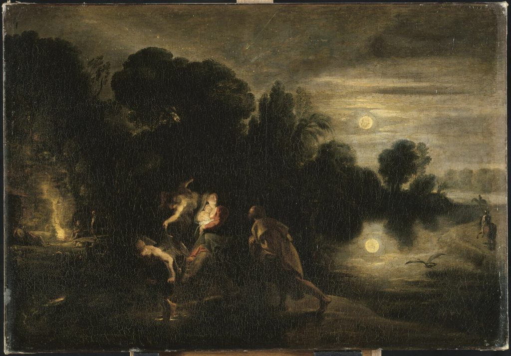 Landscape with the Flight into Egypt – Musée du Louvre, Paris