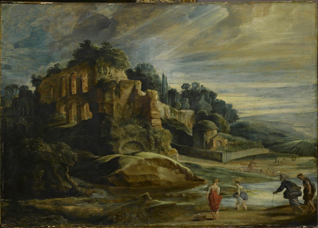 Landscape with the Ruins of the Palatine – Musée du Louvre, Paris