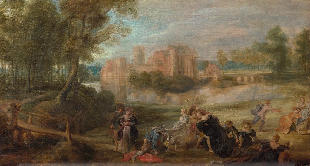The Park of a Castle – Kunsthistorisches Museum, Vienna